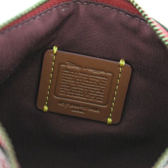 Coach Disney Minnie Mouse Wristlet - Red Leather - Picture 10 of 13